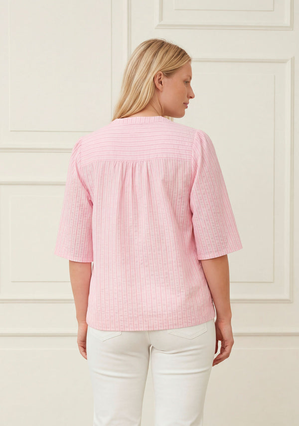 I SAY Mila s/s Blouse Blouses N29 Pinky Stripe