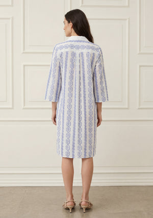 I SAY Mina Dress Dresses N33 Blue Flower Vine