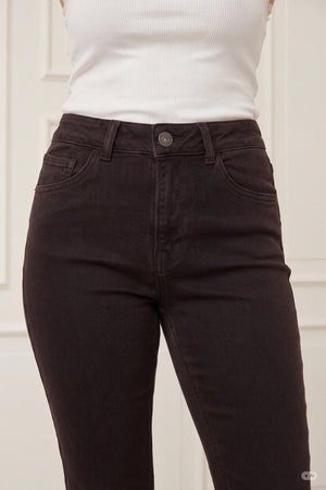 I SAY Monza Straight Pant Pants 356 Dark brown