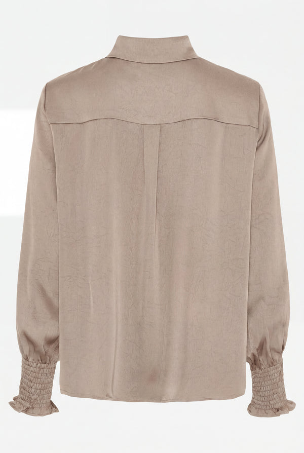 I SAY Nanina Smock Shirt Shirts 117 Dark Sand