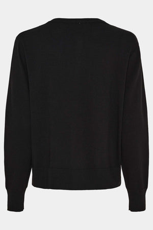 I SAY Netty Knit Cardigan Knitwear 900 Black