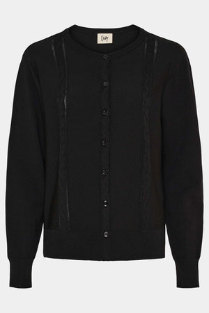 I SAY Netty Knit Cardigan Knitwear 900 Black