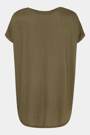 I SAY Nugga Viscose T-Shirt Basics 885 Khaki
