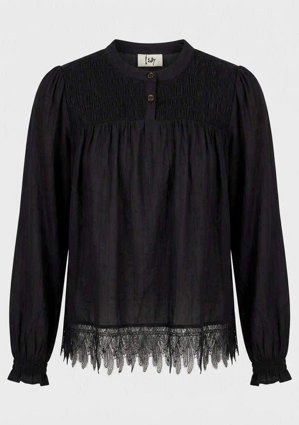 I SAY Opal Blouse Blouses 900 Black