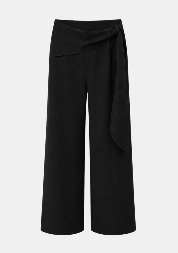 I SAY Ova Wide Pant Pants 900 Black