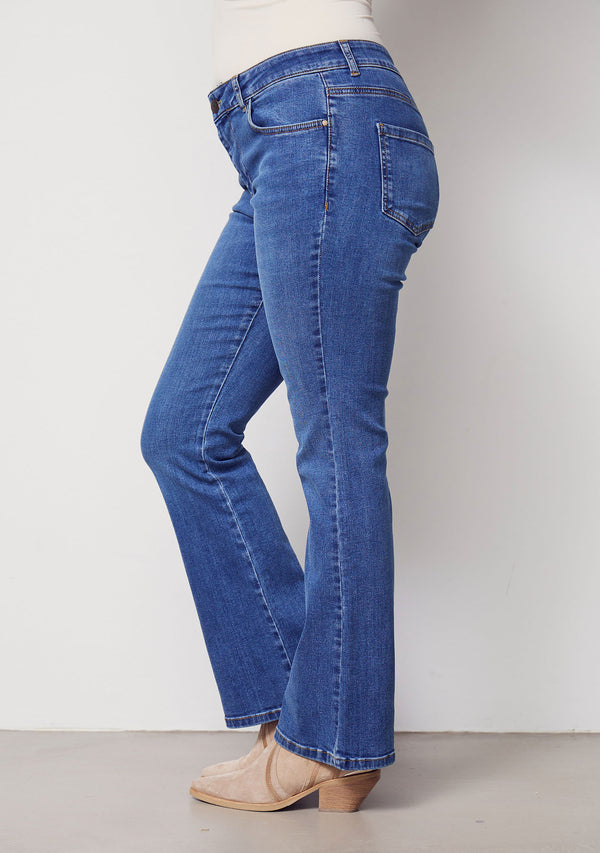 I SAY Parma New Jeans Pants 619 Parma Mid Denim