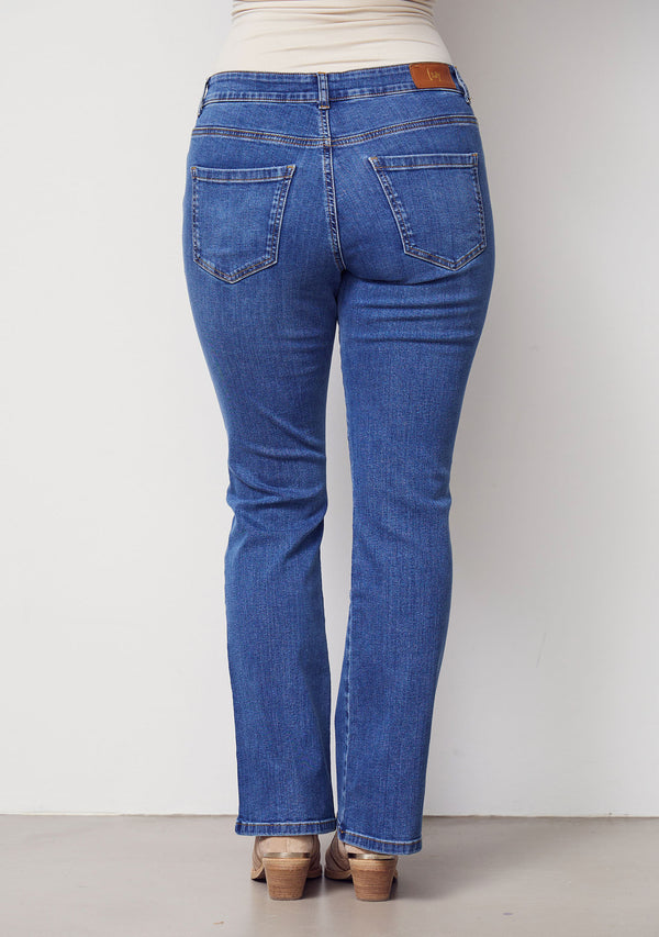 I SAY Parma New Jeans Pants 619 Parma Mid Denim