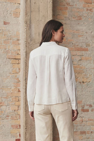 I SAY Pearl Basic Shirt Shirts 101 Broken White