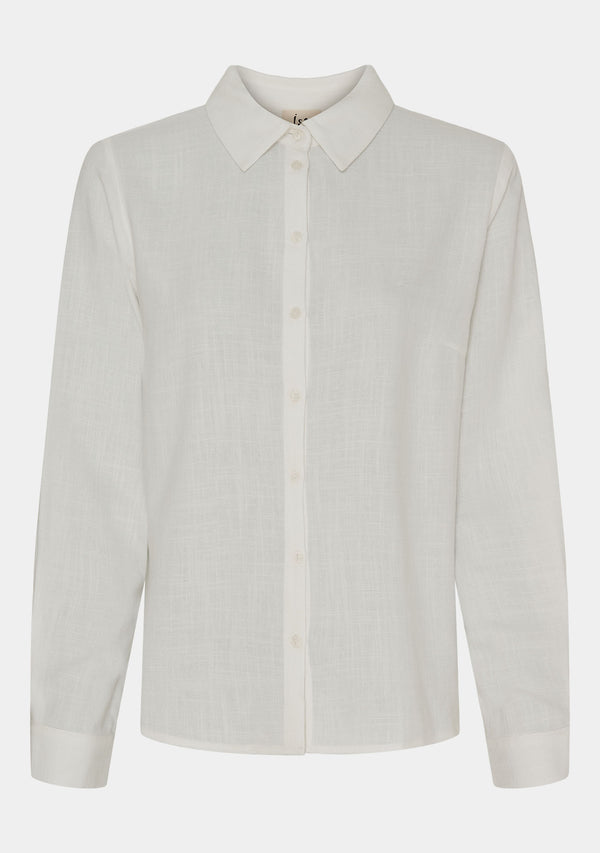 I SAY Pearl Basic Shirt Shirts 101 Broken White