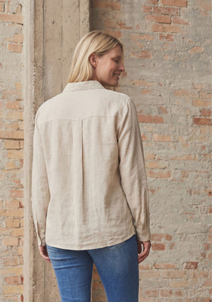 I SAY Pearl Basic Shirt Shirts 112 Sand