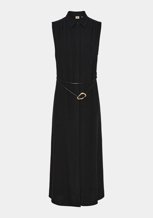 I SAY Pearl Belt Dress Dresses 900 Black