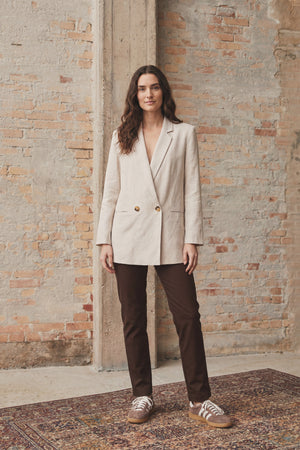I SAY Pearl Blazer Jackets 112 Sand
