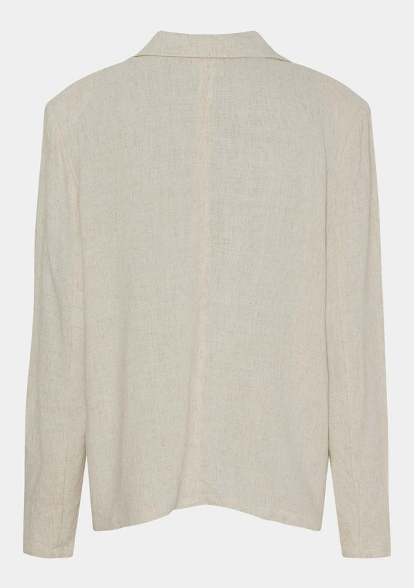 I SAY Pearl Classic Blazer Jackets 112 Sand