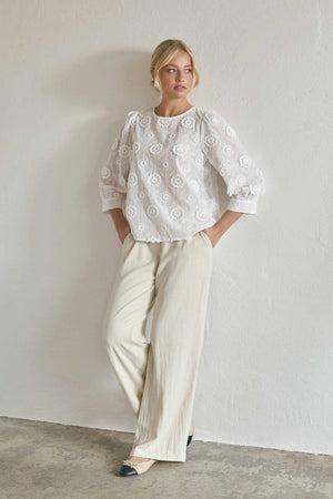 I SAY Pearl Pant Pants 112 Sand