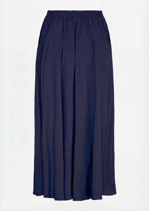I SAY Pearl Wide Skirt Skirts 640 Navy