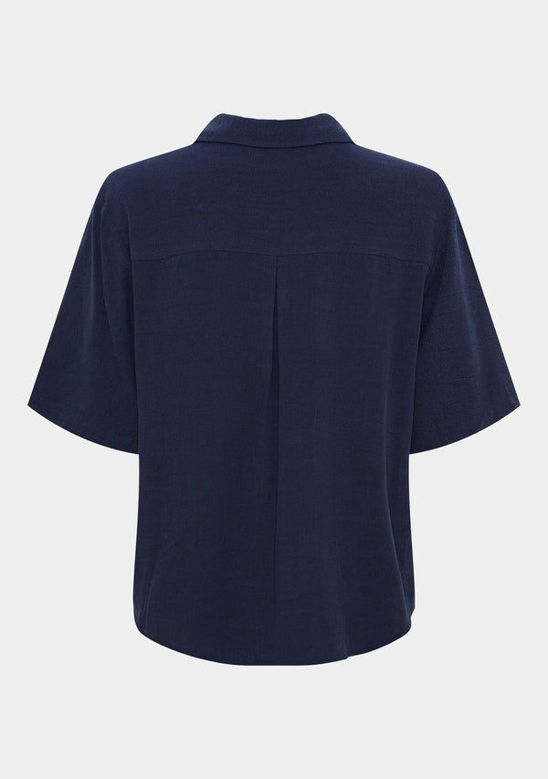 I SAY Pearl s/s Shirt Shirts 640 Navy