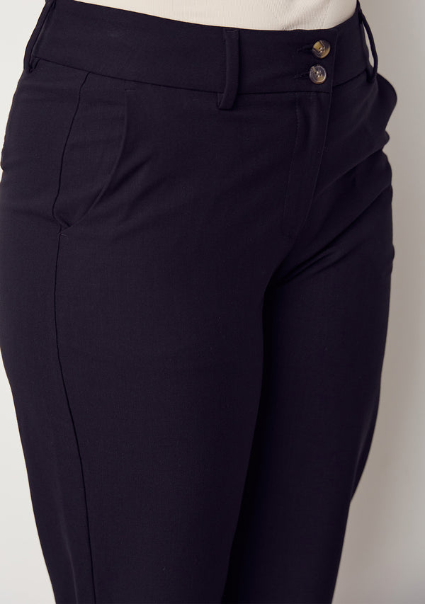 I SAY Rimini Capri Pant Pants 900 Black