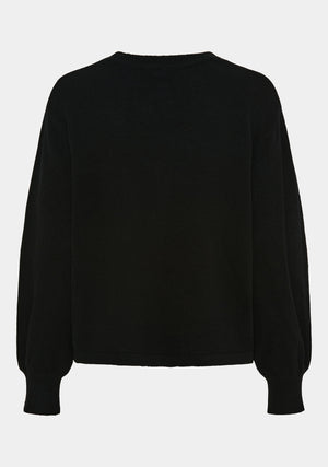 I SAY Robin Cardigan Knitwear 900 Black