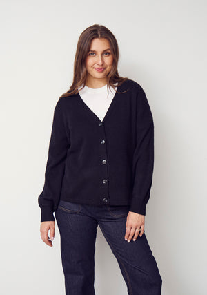 I SAY Robin Cardigan Knitwear 900 Black