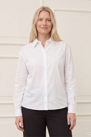 I SAY Sigga Basic Shirt Shirts 100 White