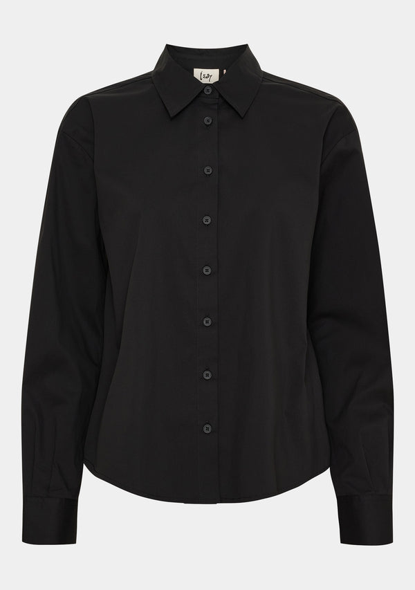 I SAY Sigga Basic Shirt Shirts 900 Black