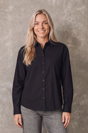 I SAY Sigga Basic Shirt Shirts 900 Black