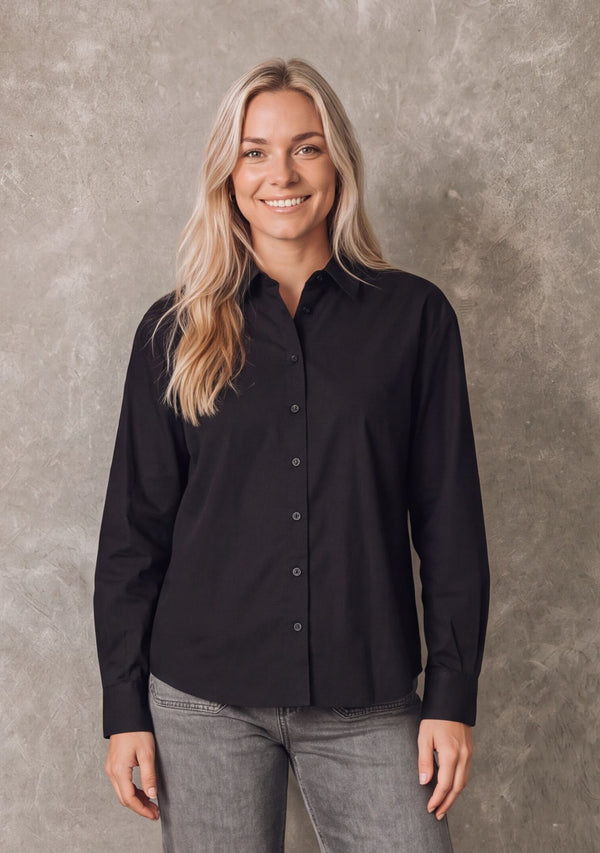 I SAY Sigga Basic Shirt Shirts 900 Black