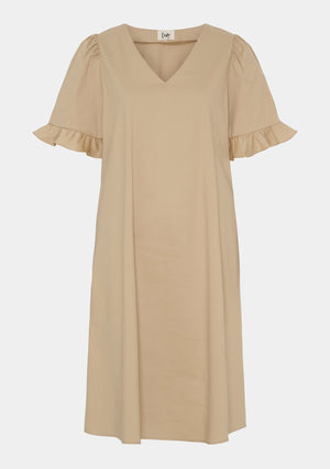 I SAY Sigga Flounce Dress Dresses 102 Camel