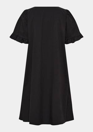I SAY Sigga Flounce Dress Dresses 900 Black