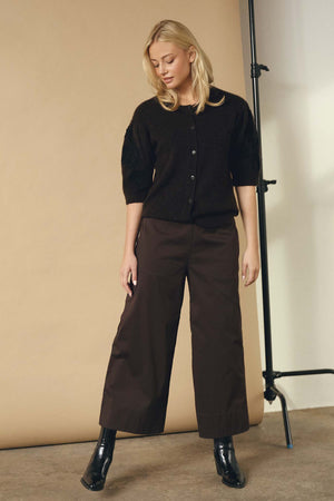 I SAY Sigga Pant Pants 356 Dark brown