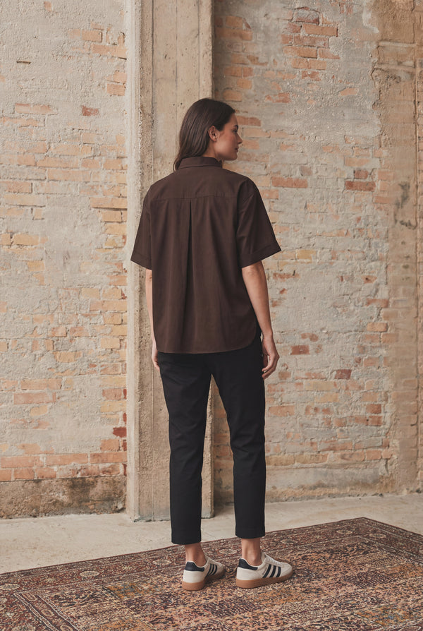 I SAY Sigga Pocket Shirt Shirts 356 Dark brown