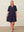 I SAY Sigga Poplin Dress Dresses 640 Navy