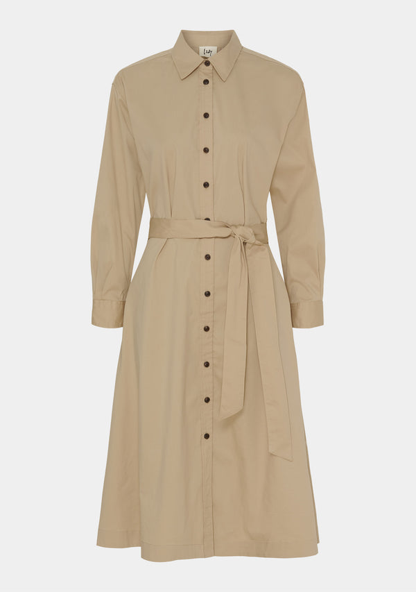 I SAY Sigga Shirt Dress Dresses 102 Camel