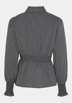 I SAY Sigga Smock Shirt Shirts B86 Grey/Black Mix
