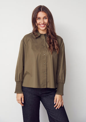 I SAY Sigga Wide Shirt Shirts 885 Khaki