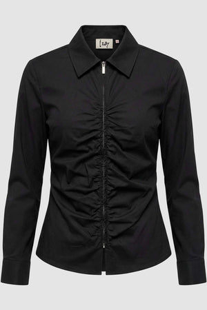 I SAY Sigga Zip Shirt Shirts 900 Black