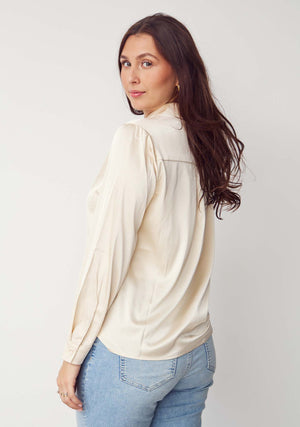 I SAY Steff Basic Shirt Shirts 112 Sand
