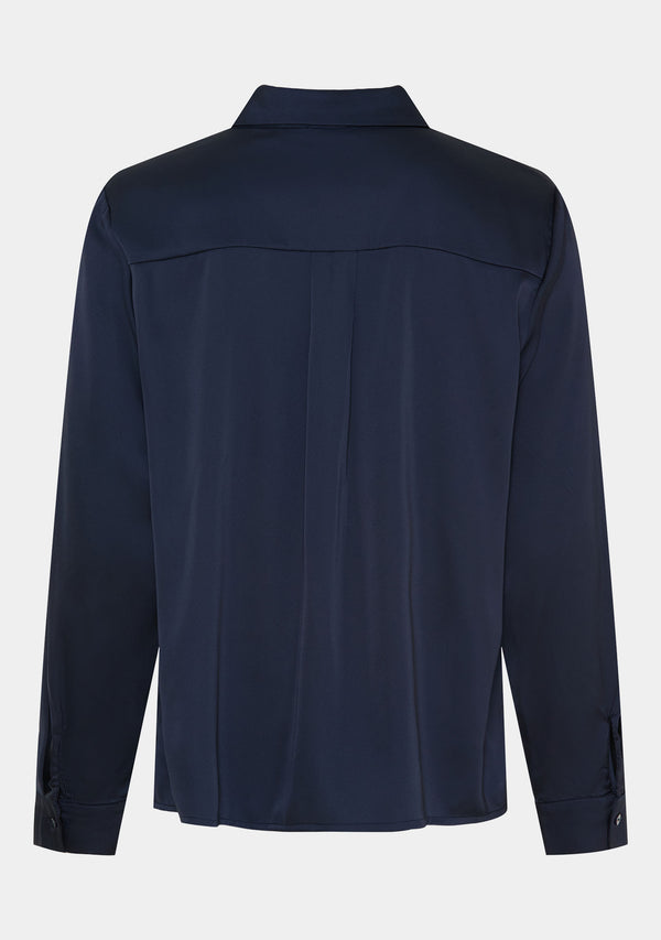 I SAY Steff Basic Shirt Shirts 640 Navy