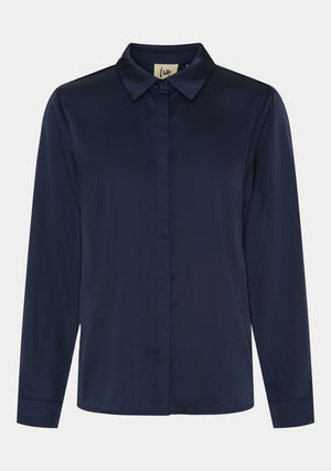 I SAY Steff Basic Shirt Shirts 640 Navy