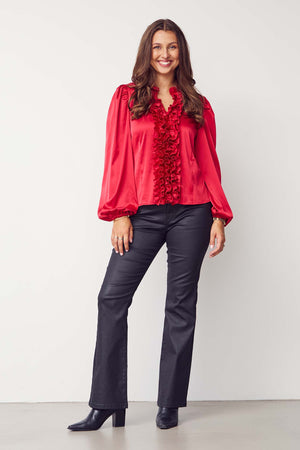 I SAY Steff Blouse Blouses 404 Red