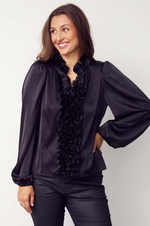 I SAY Steff Blouse Blouses 900 Black