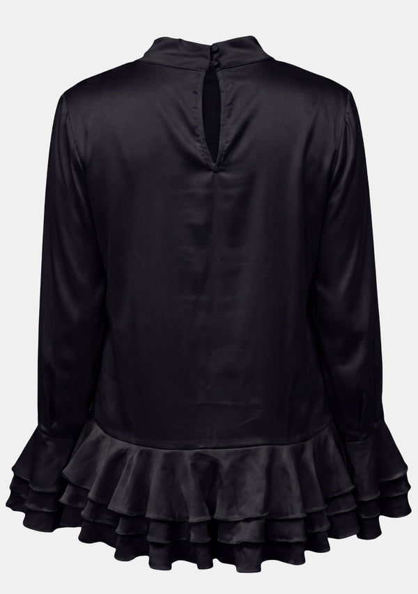 I SAY Steff Deco Blouse Blouses 900 Black