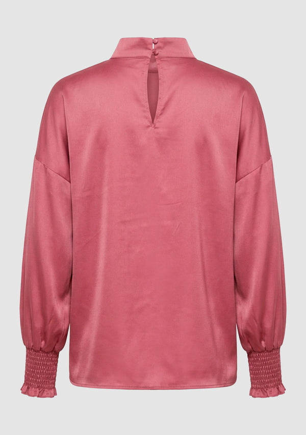 I SAY Steff Highneck Blouse Blouses 402 Blush