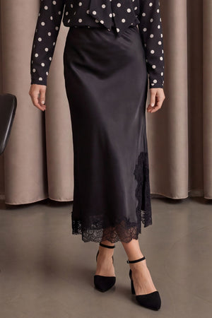 I SAY Steff Lace Skirt Skirts 900 Black