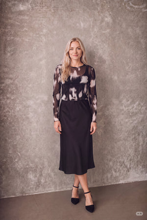 I SAY Steff Skirt Skirts 900 Black