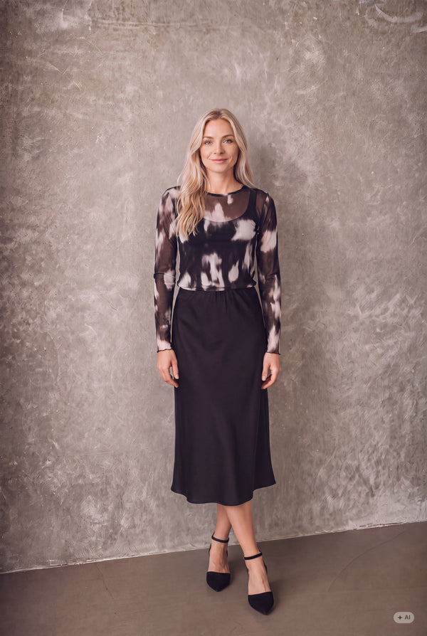I SAY Steff Skirt Skirts 900 Black