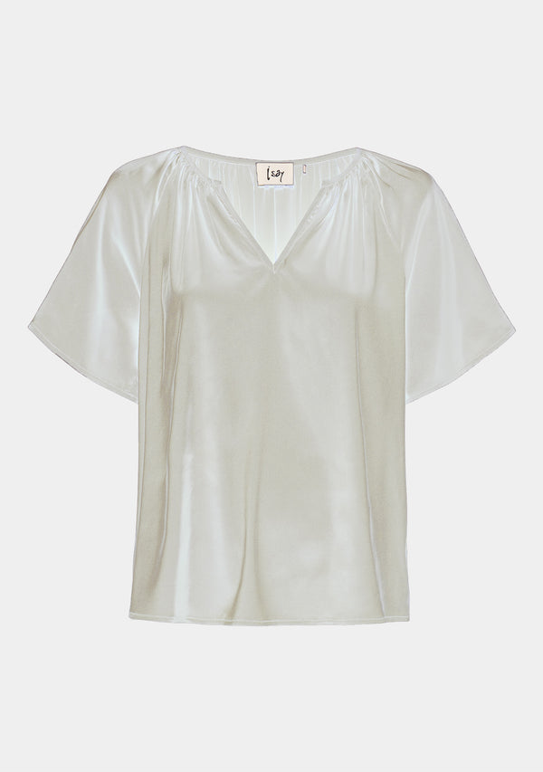 I SAY 	Steff s/s Blouse Blouses 112 Sand