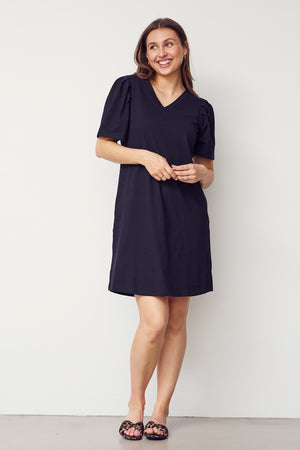 I SAY Tinni V-Neck Dress Dresses 900 Black