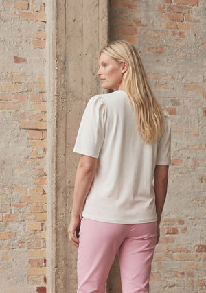 I SAY Tinni s/s T-Shirt Basics 101 Broken White