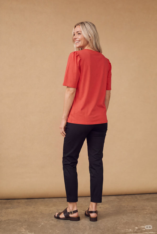 I SAY Tinni s/s T-Shirt Basics 432 Fresh Red